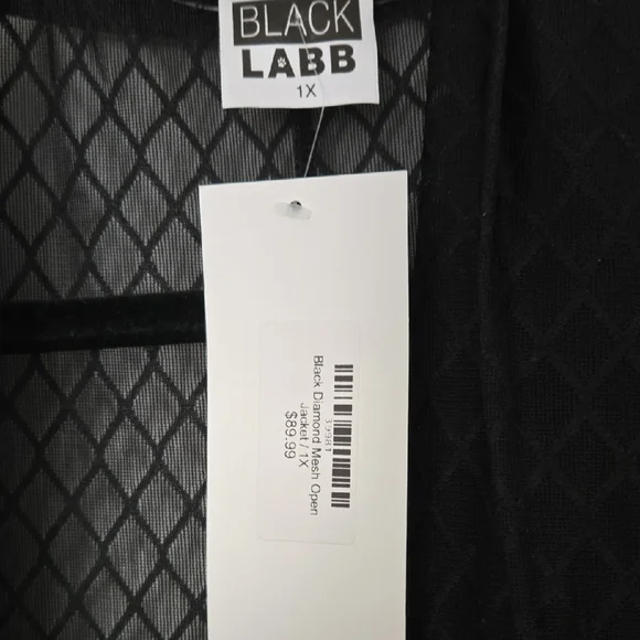 Black Long-Sleeve Robe Jacket - Picture 2 of 6